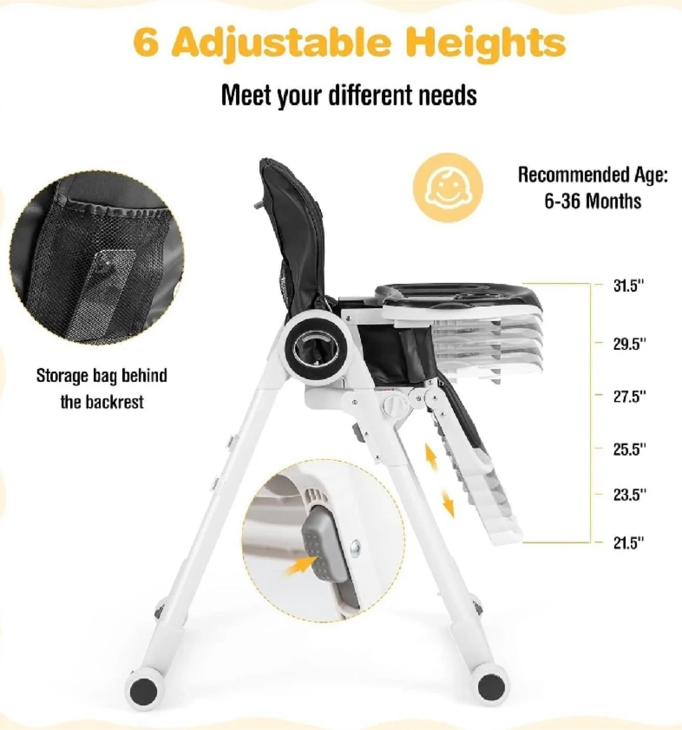 High Chair for Babies & Toddlers - photo 4