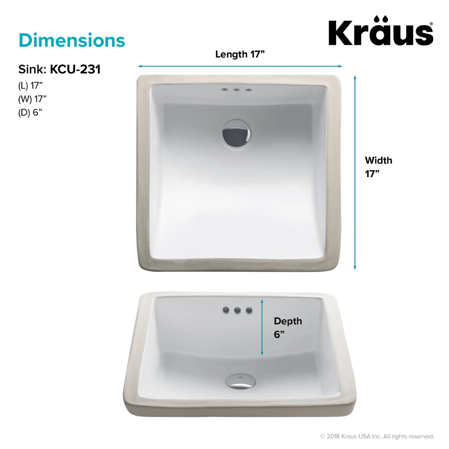 Kraus KCU-231 Undermount Sink - photo 5