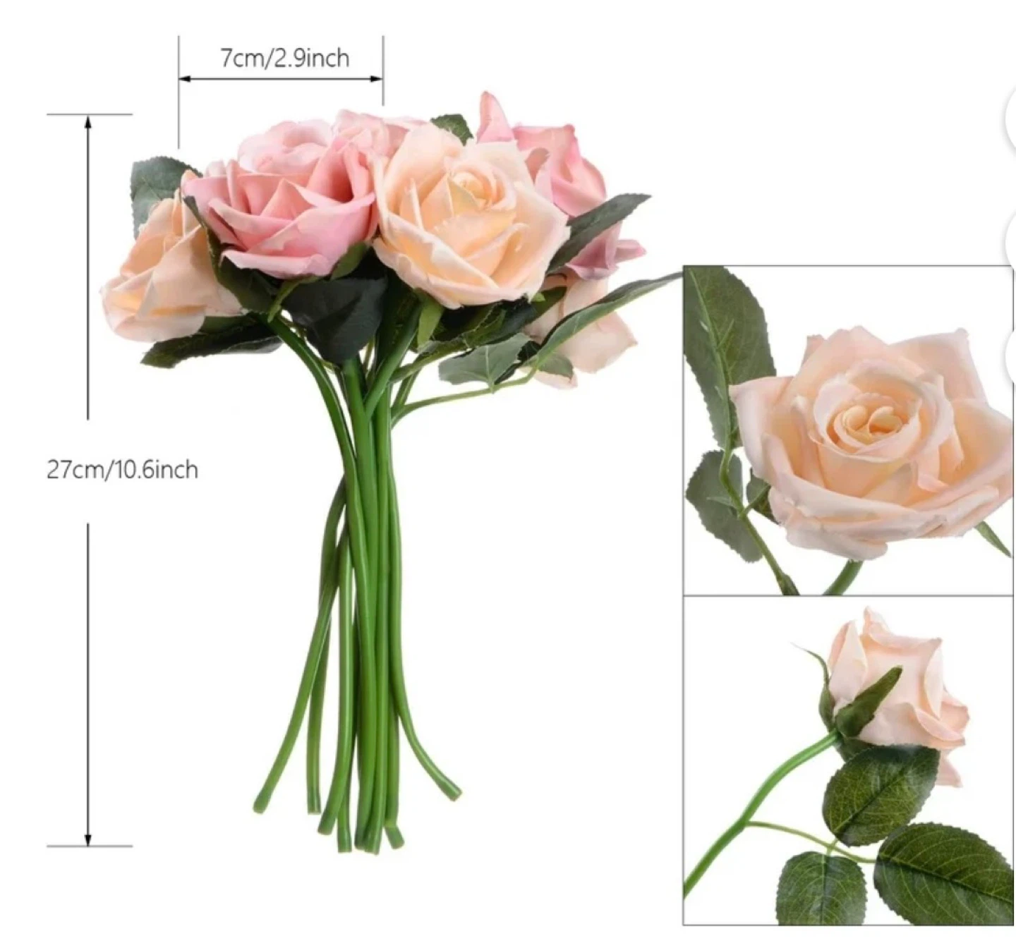 Artificial Flowers Rose Bouquet - photo 2