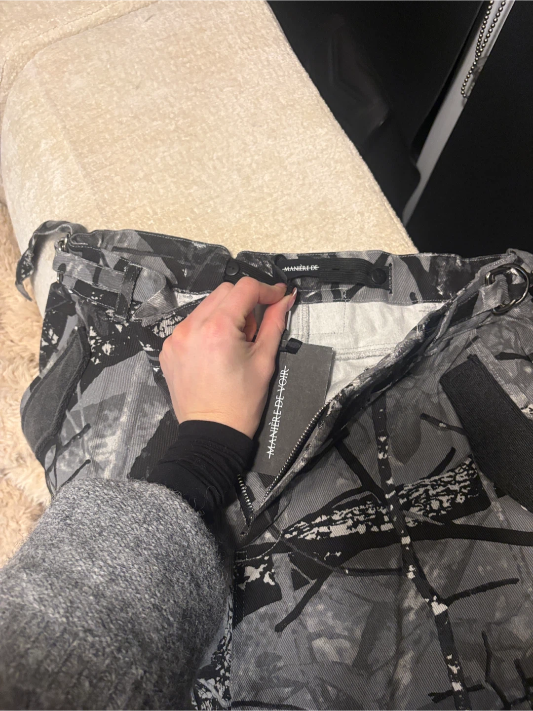 MANIÈRE DE VOIR Camo Cargo Pants - photo 4