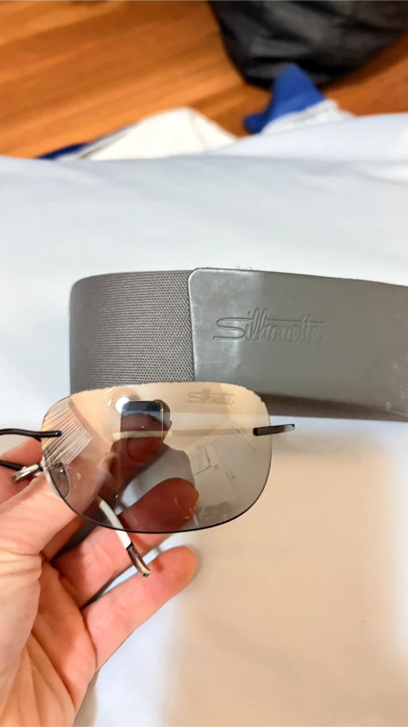 Silhouette Sunglasses with Case - photo 3
