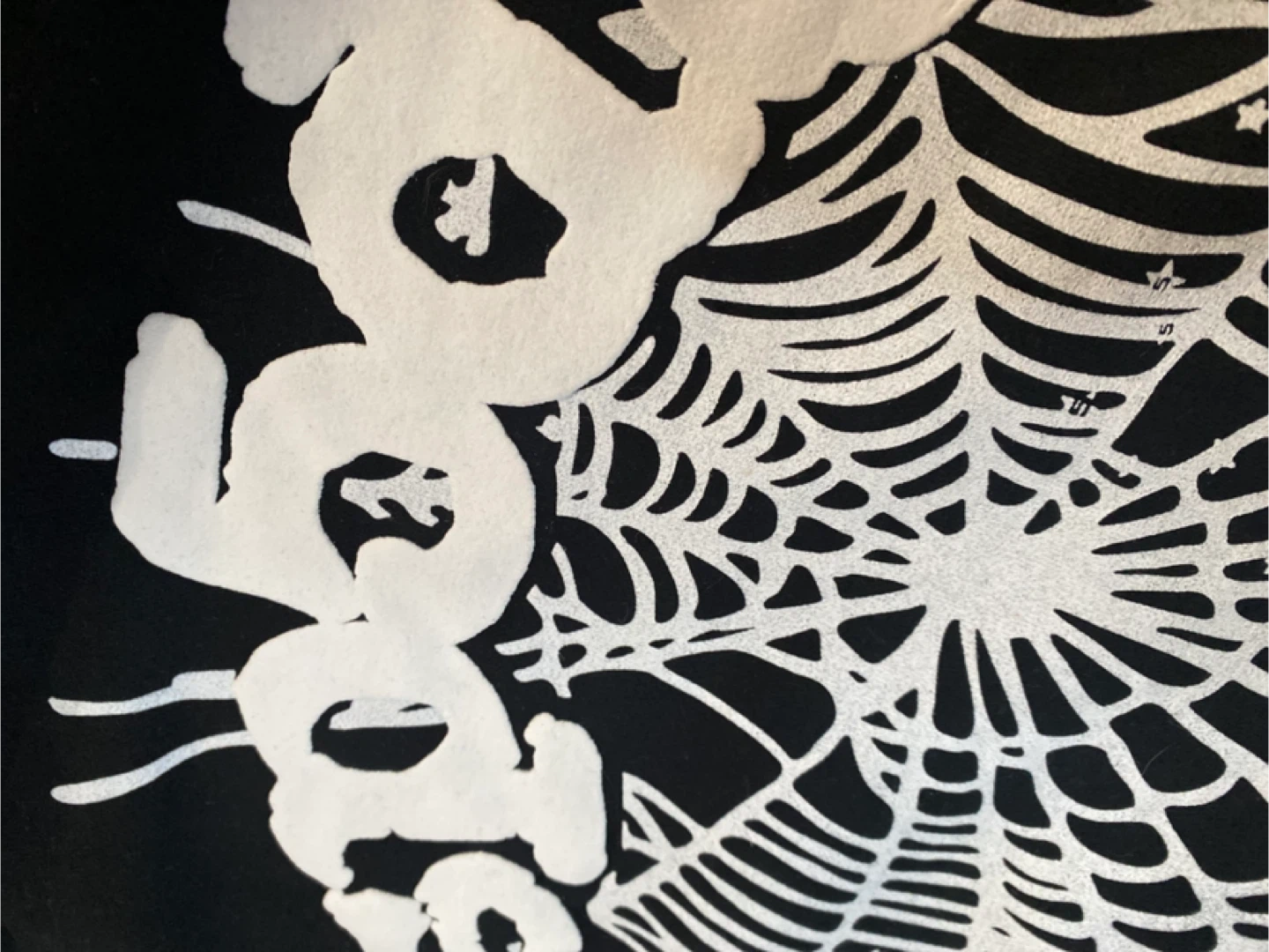 Sp5der Hoodie Black Spiderweb Size Medium - photo 3
