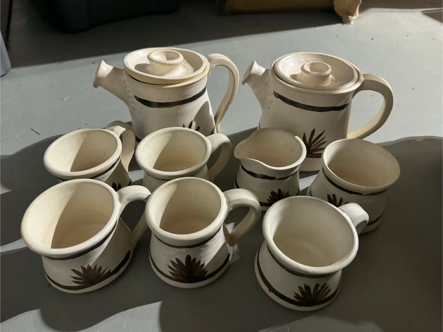 Ceramic Teapot and Cup Set