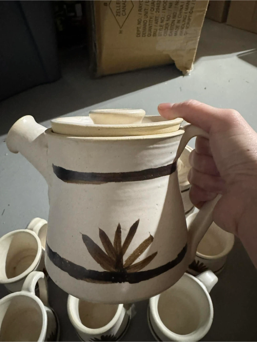Ceramic Teapot and Cup Set - photo 2
