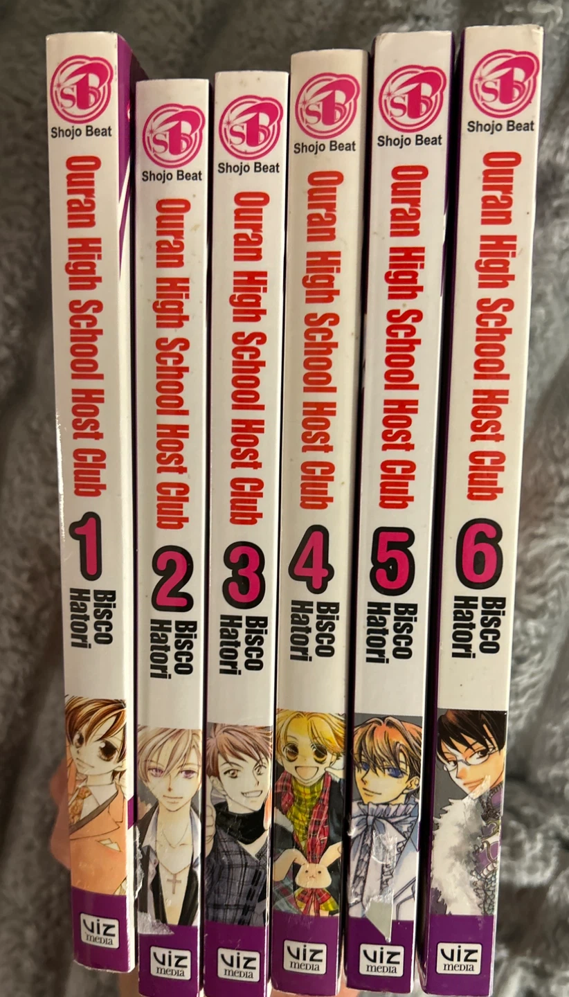 Ouran High School Host Club Manga Volumes 1-6