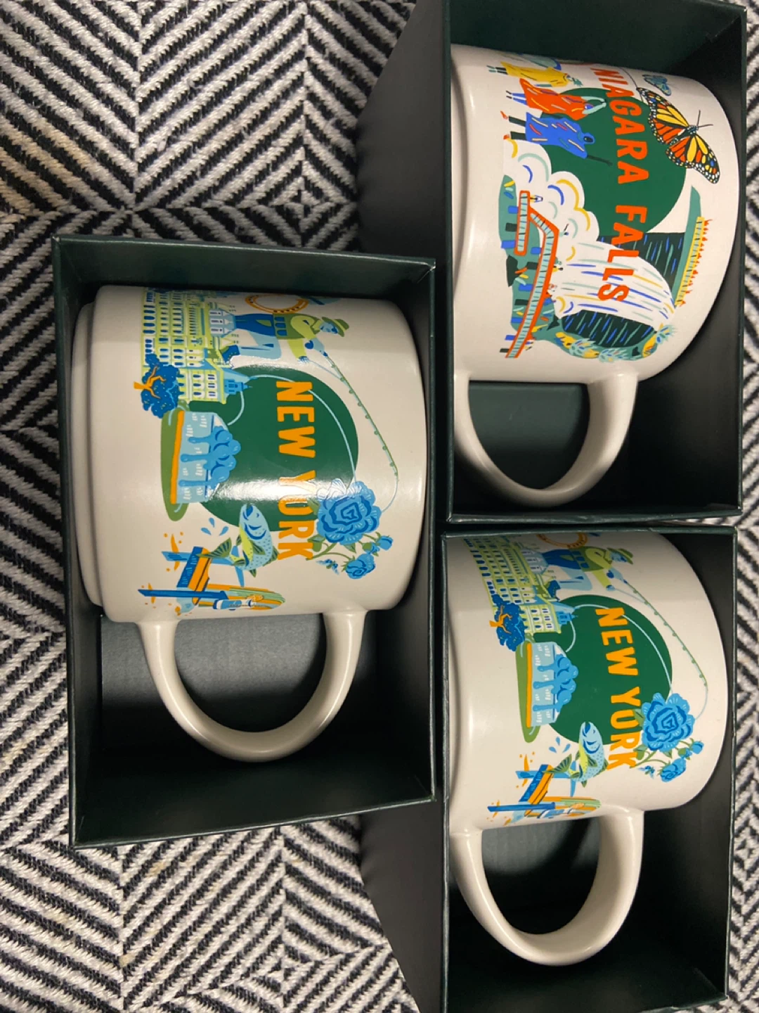 Starbucks mugs from USA ($35 for each)