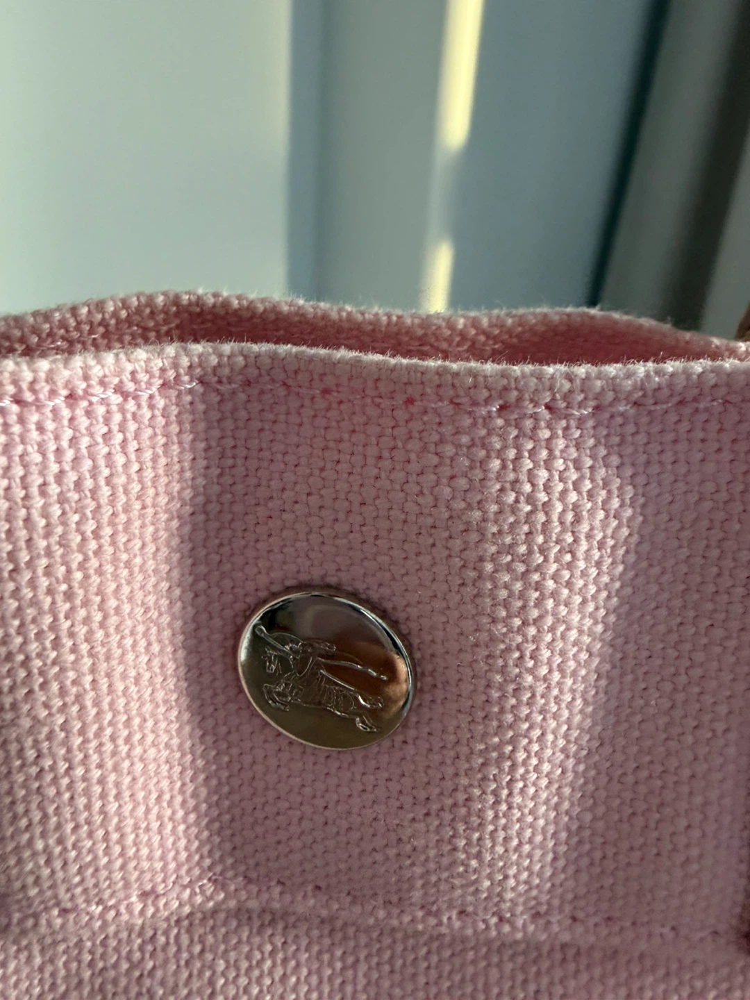 Burberry Pink Canvas Tote Bag - photo 2