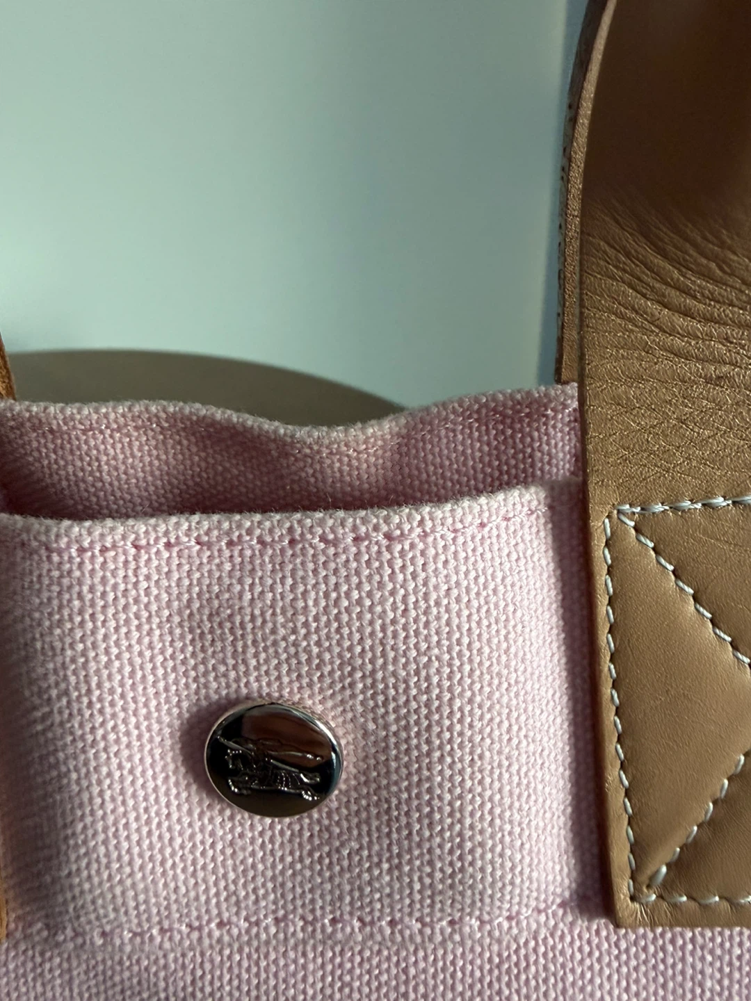 Burberry Pink Canvas Tote Bag - photo 4