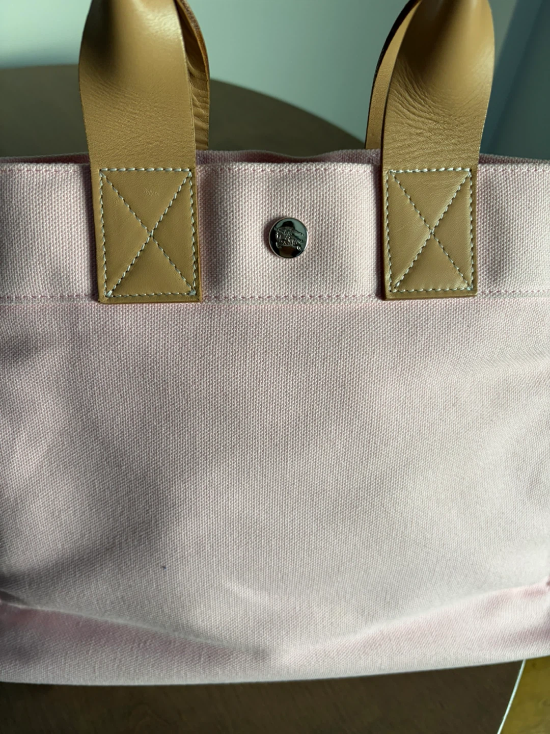 Burberry Pink Canvas Tote Bag - photo 5