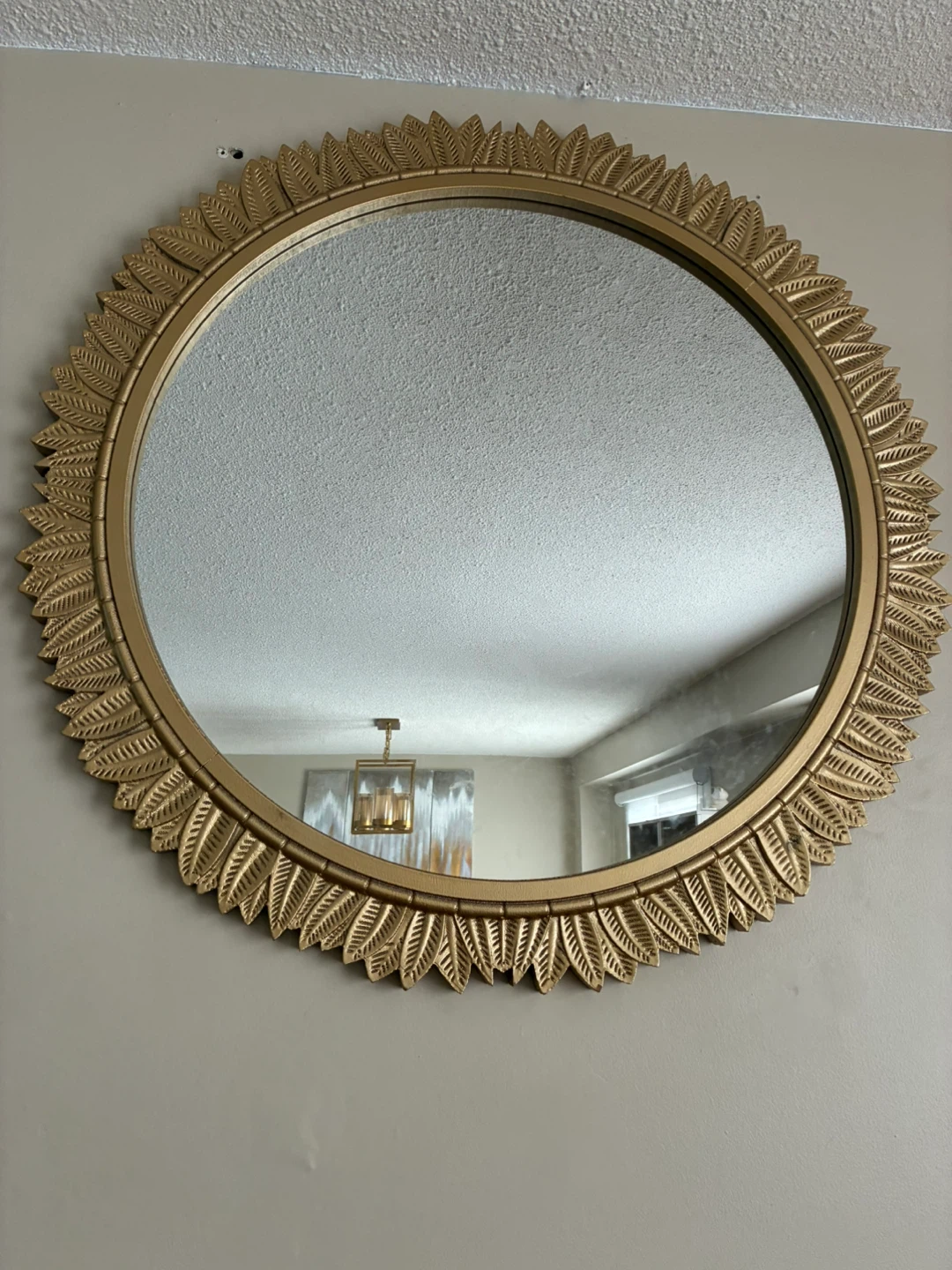 Gold Sunburst Wall Mirror - photo 2
