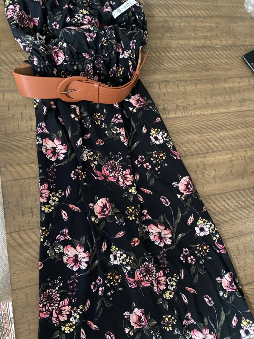 Ardene Floral Maxi Dress with Belt - photo 2