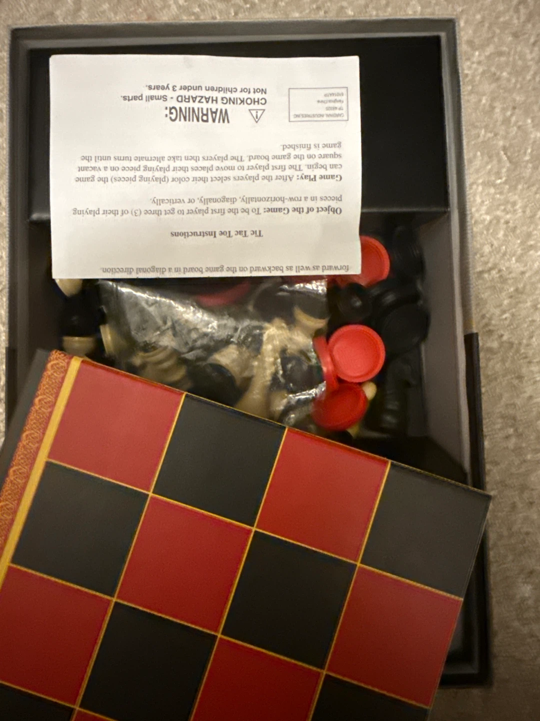 Chess Checkers Tic Tac Toe Set ❤️ - photo 2