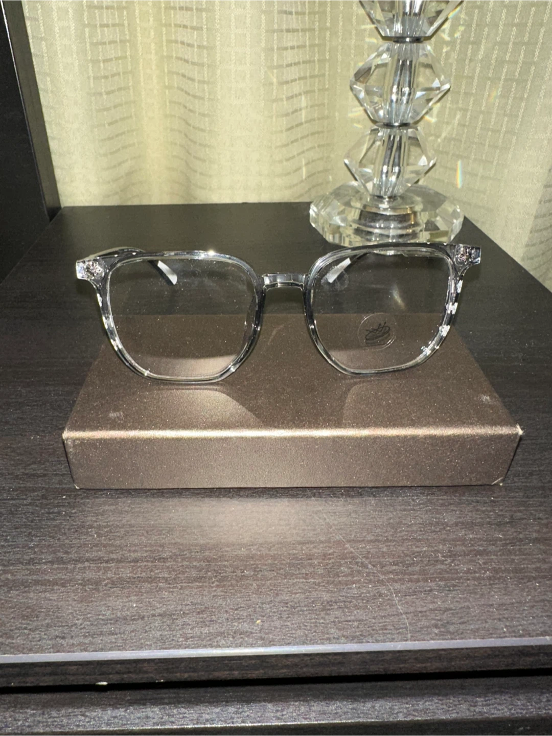 Chrome Hearts Clear Frame Glasses with Cross Detail - photo 3
