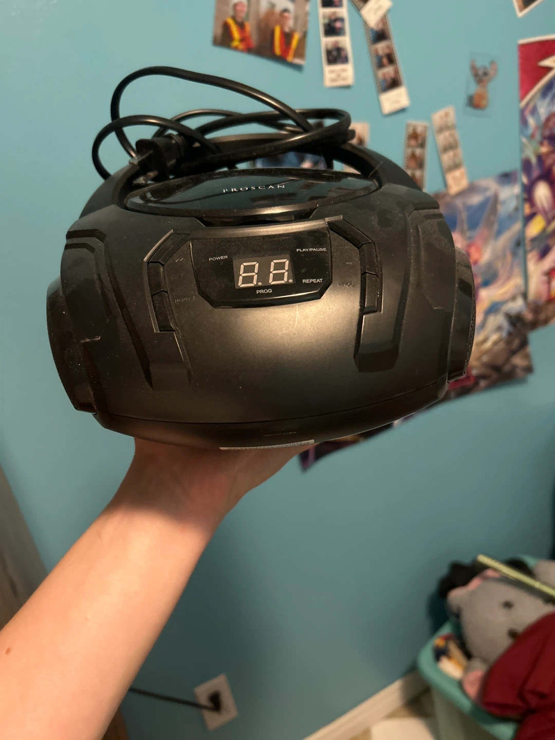 Proscan Portable CD Player Radio Boombox