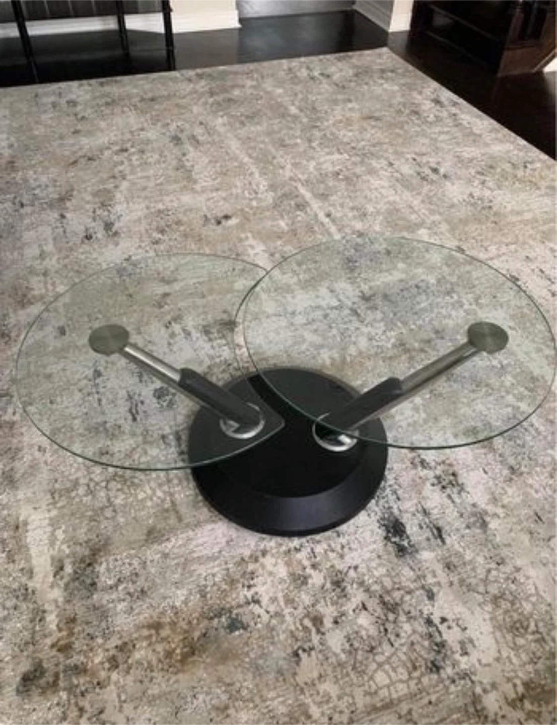 Glass coffee table and end table set - photo 5