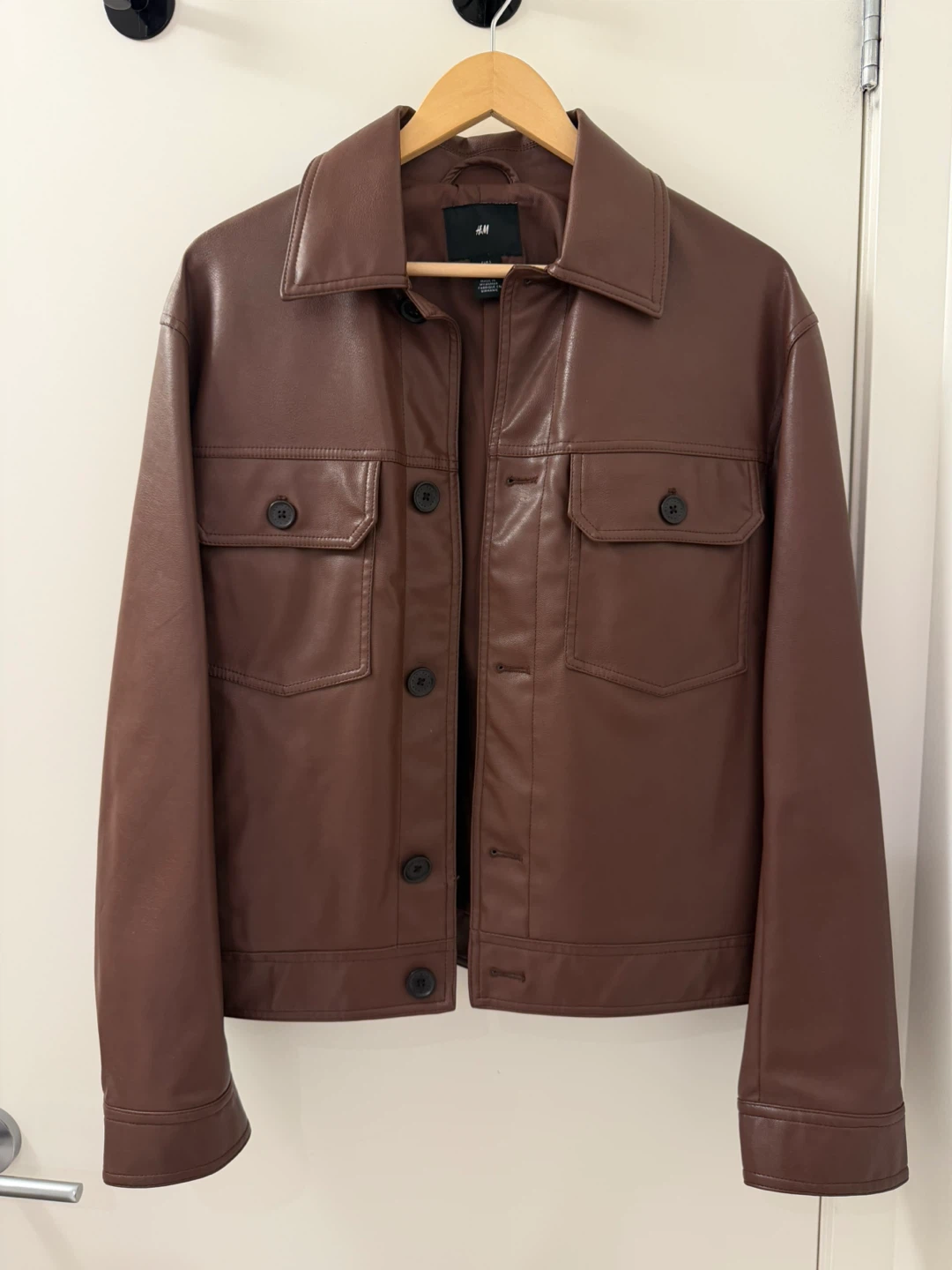H&M Brown Leather Jacket