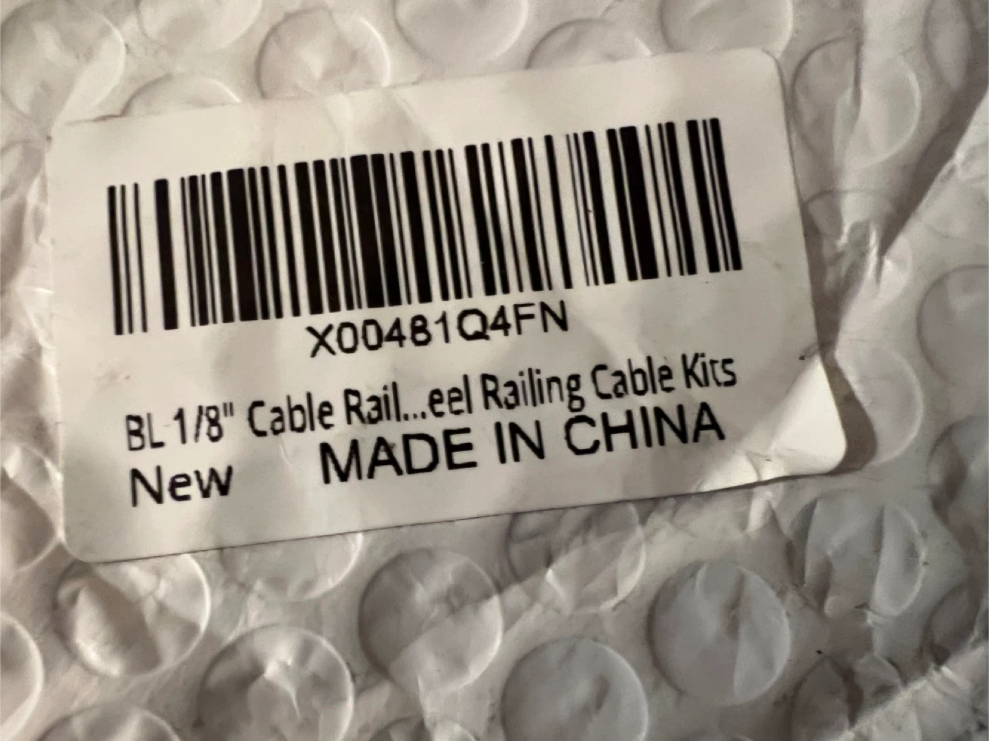 BL 1/8" Cable Railing Cable Kits (New) - photo 5