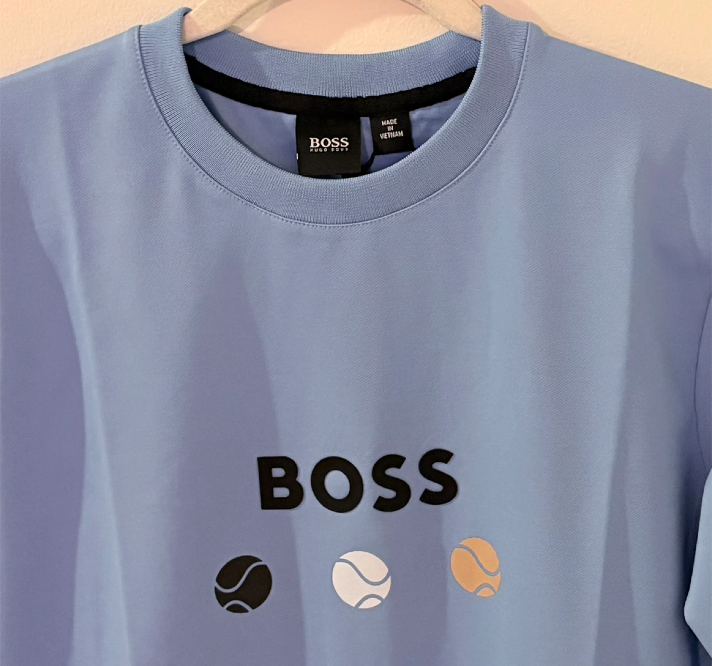 BOSS Athleisure Blue Sweatshirt with Tennis Ball Graphic - photo 2