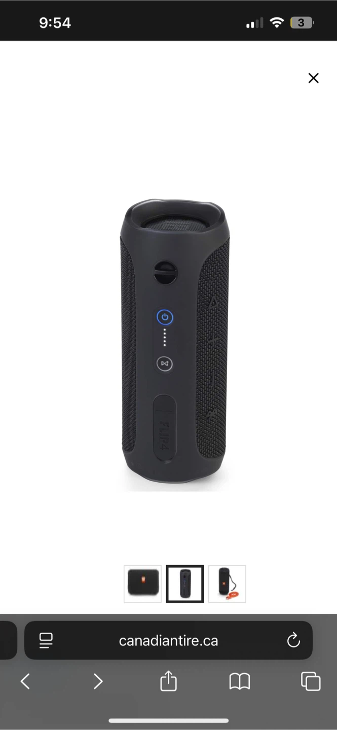 JBL Flip 4 Portable Waterproof Bluetooth Speaker - Black - photo 2