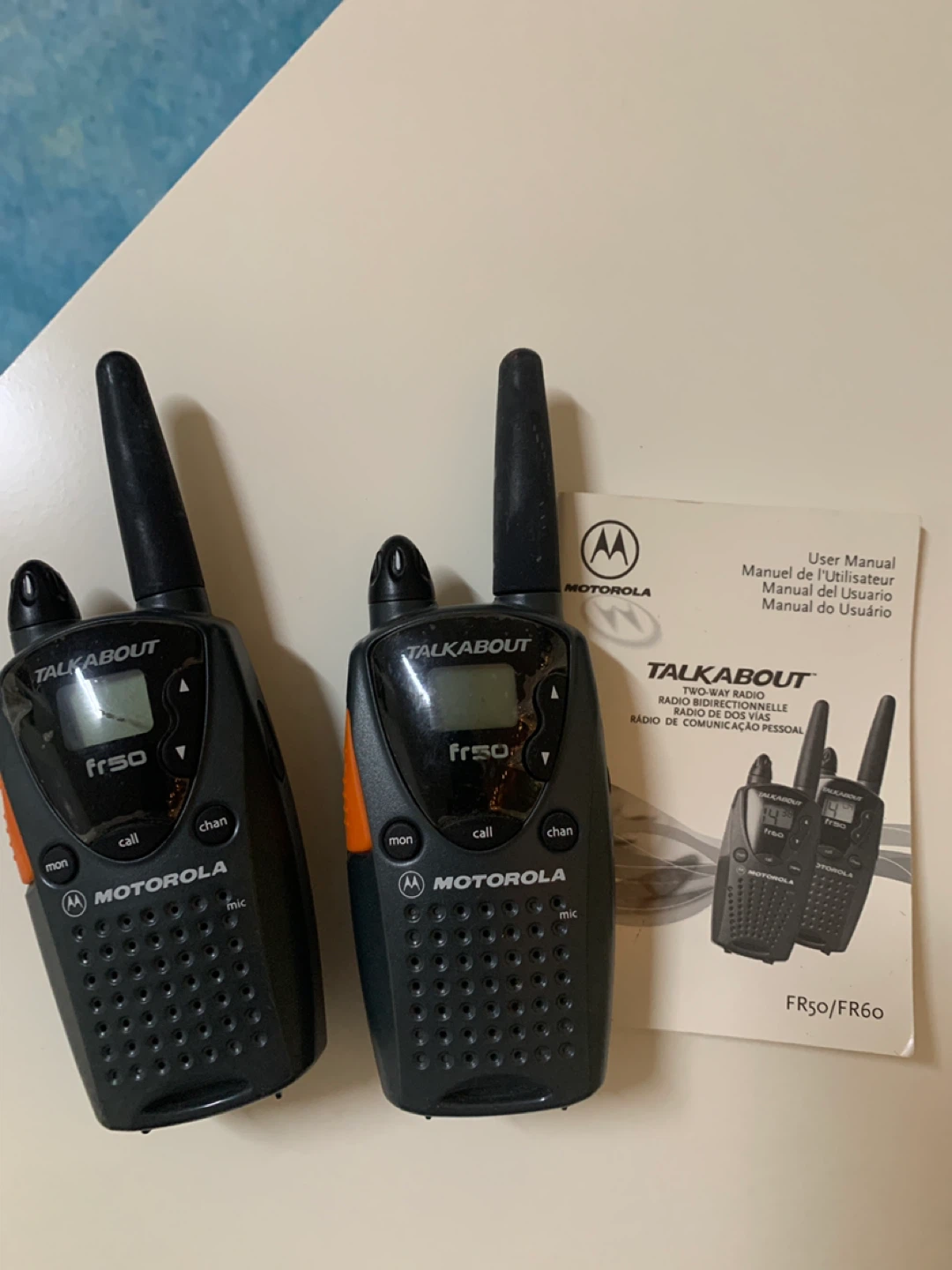 Motorola Talkabout FR50 Two-Way Radios (Pair)