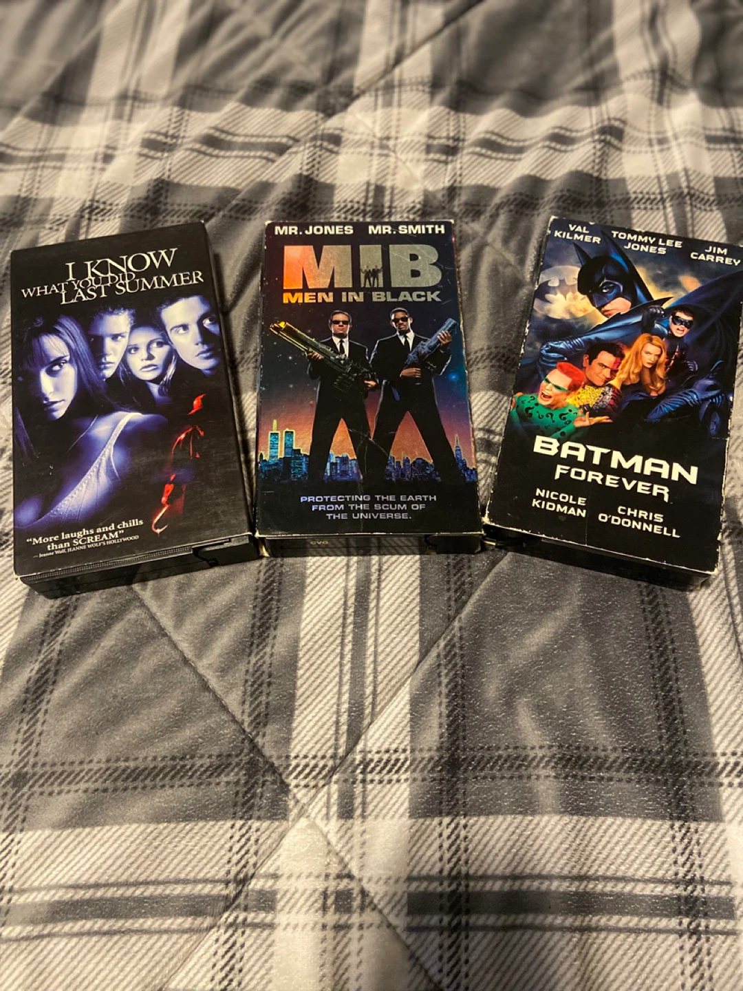3 Assorted VHS Movie Tapes