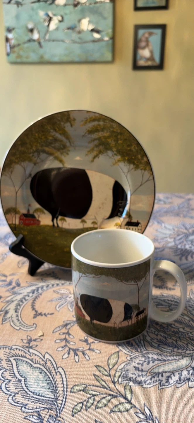 Warren Kimble Animal Collection Mugs and Plates - photo 2