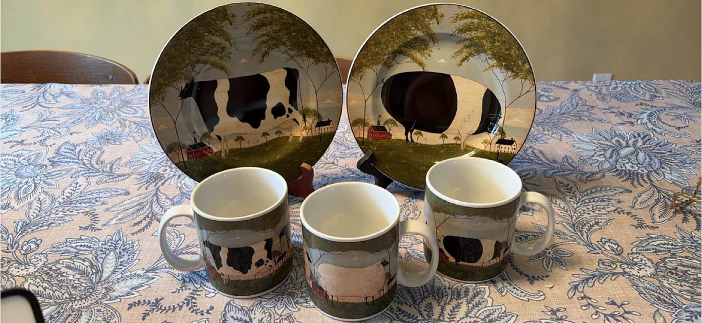 Warren Kimble Animal Collection Mugs and Plates