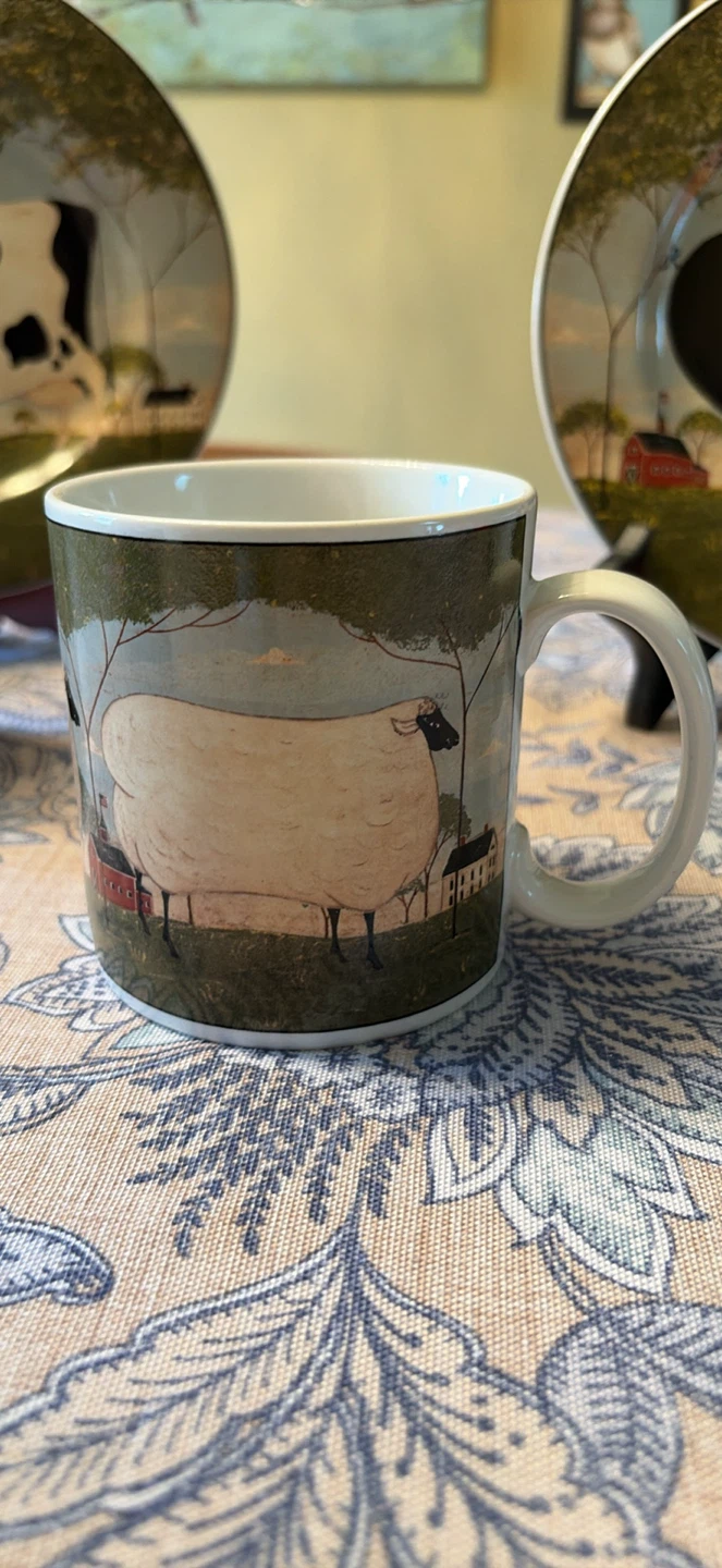 Warren Kimble Animal Collection Mugs and Plates - photo 3