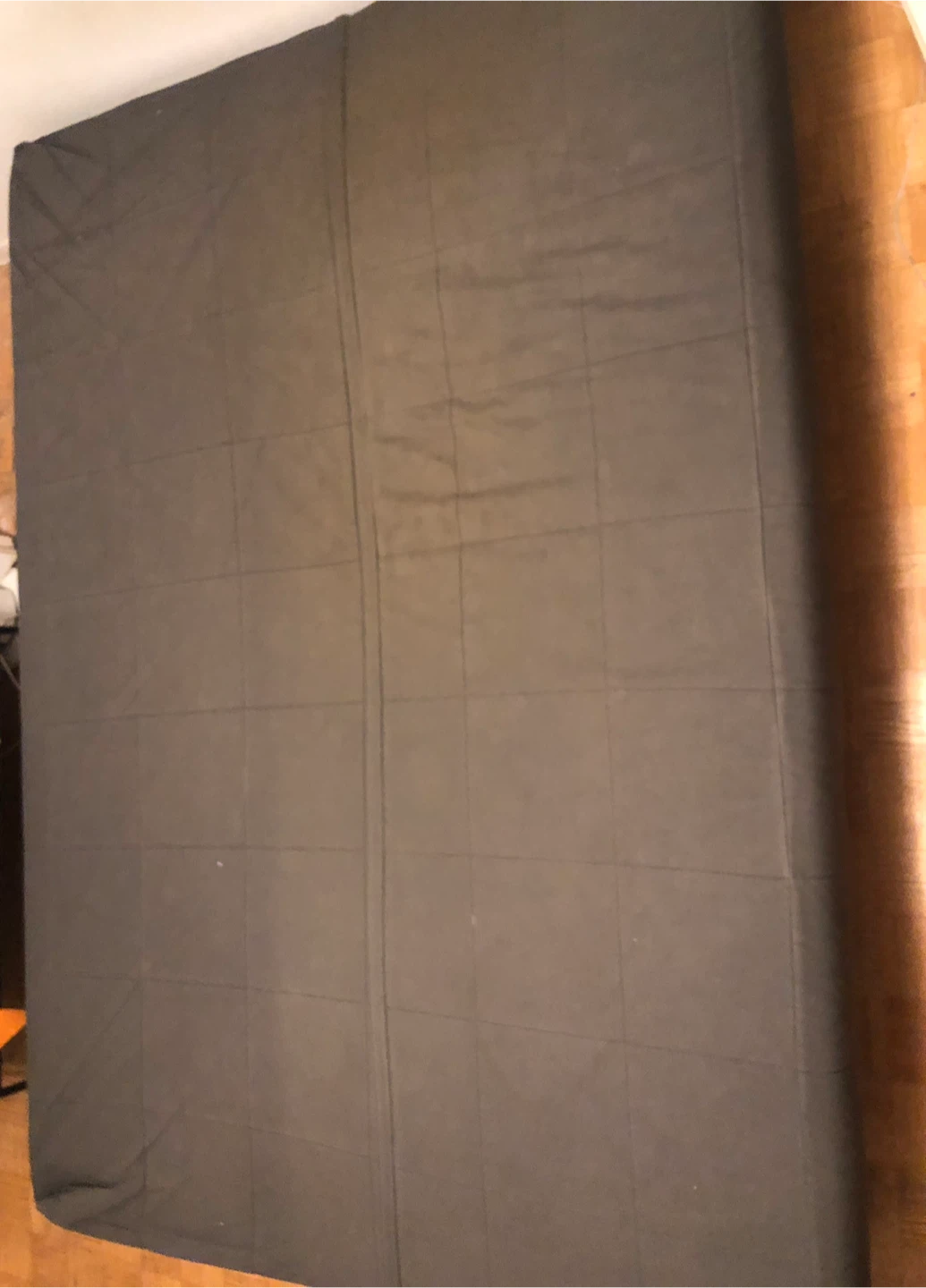 Futon Sofa Bed with Grey Cover - photo 3