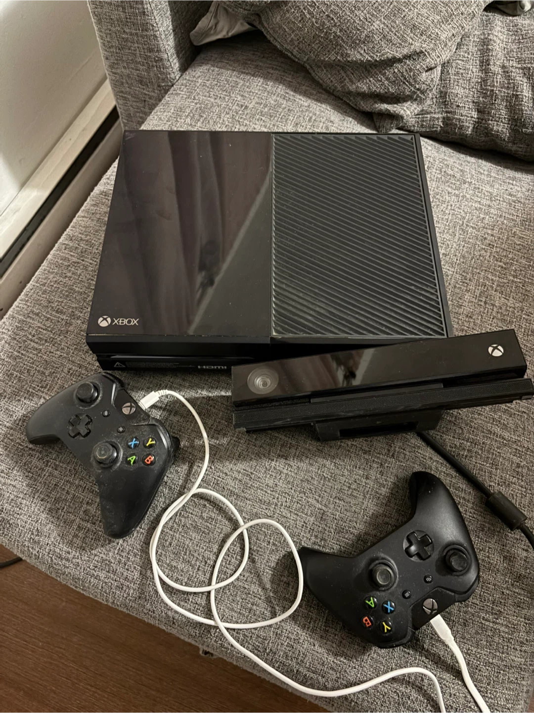 Xbox One Console with Kinect and Controllers