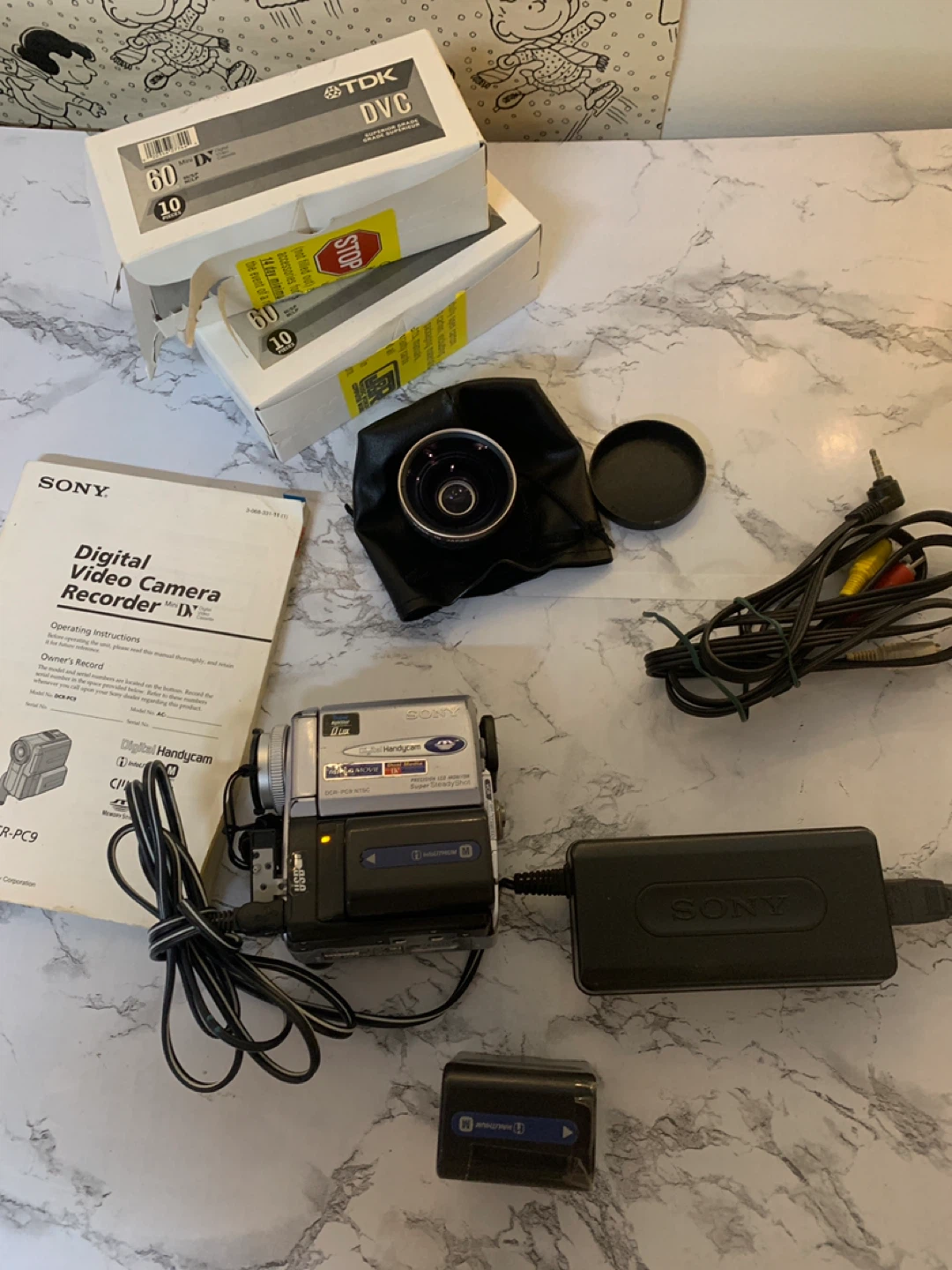 Sony Digital Video Camera Recorder with Accessories