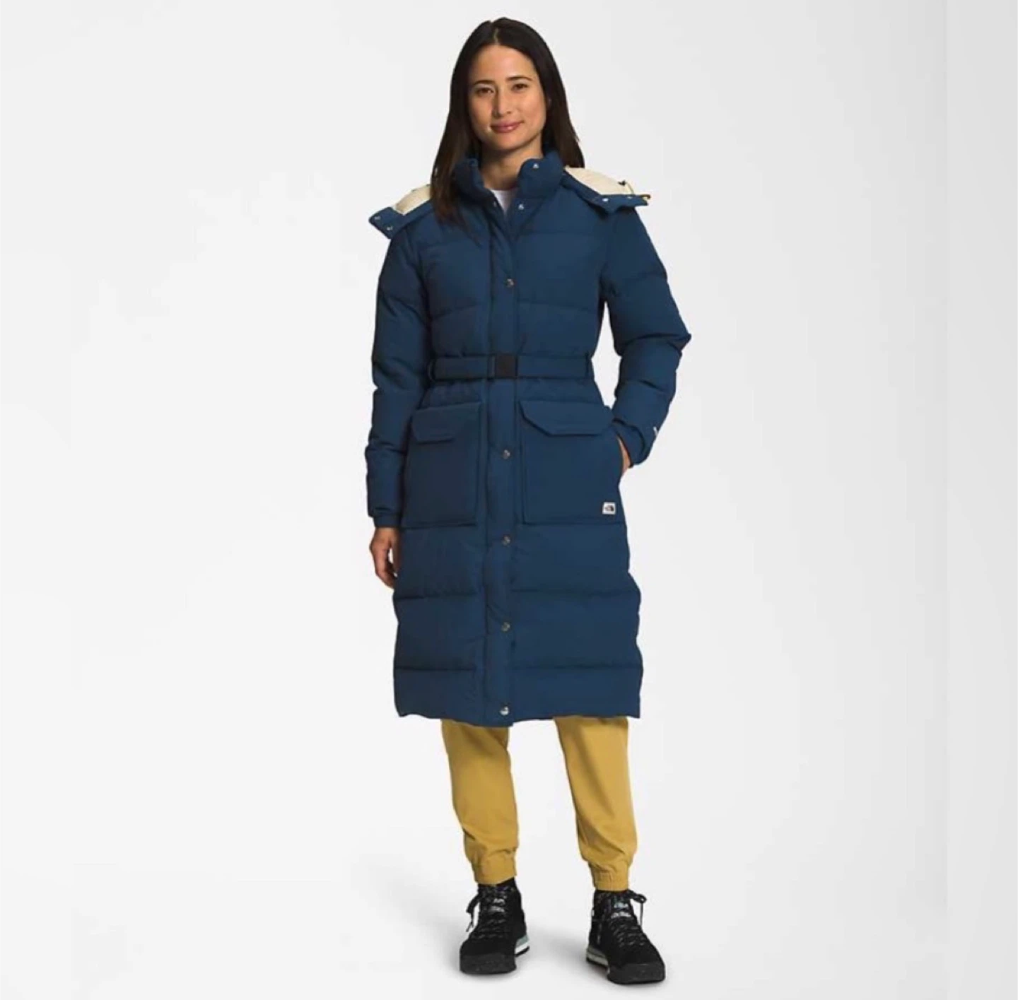The North Face Blue Puffer Parka Coat