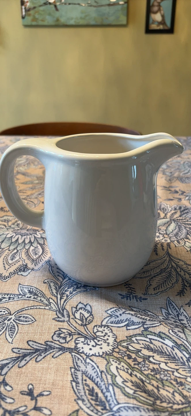 Ribbon Geese blue and white pitcher - photo 3