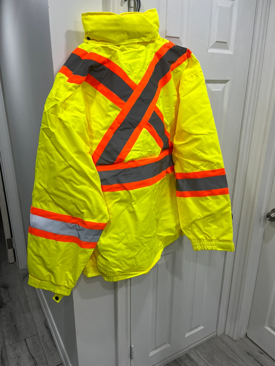 Yellow Hi-Vis Safety Jacket - Large - photo 2