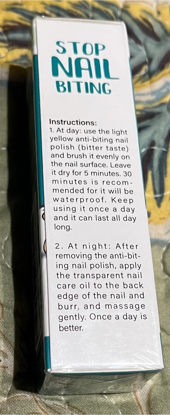 Stop Nail Biting Organic Herbs Bitter Oil - 10ml - photo 2