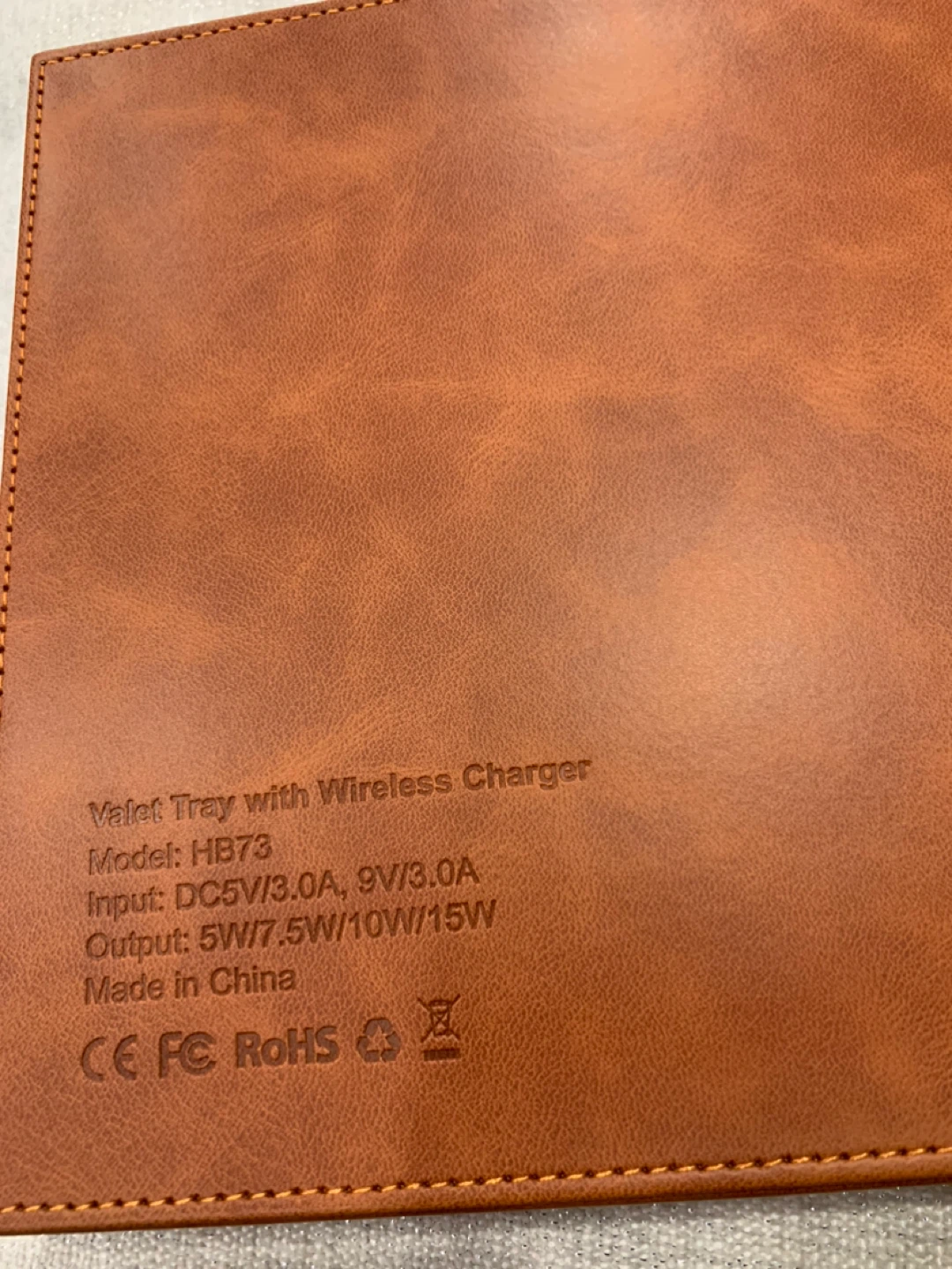 Valet Tray with Wireless Charger - Model HB73 - photo 2