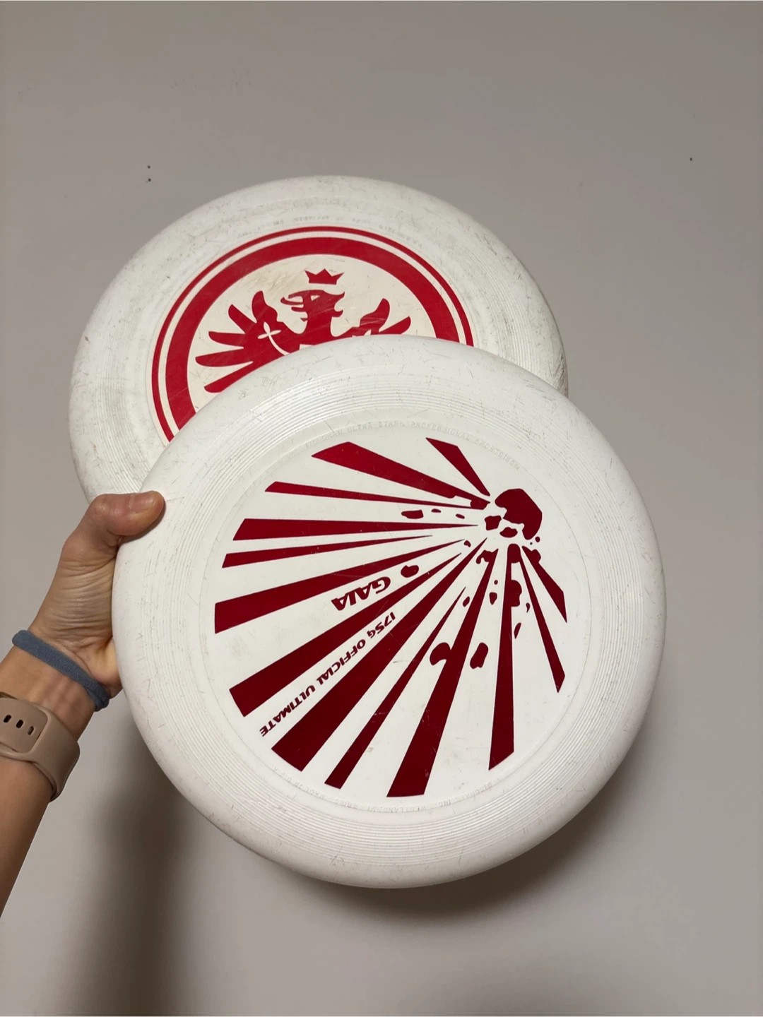 Ultimate Frisbee Discs x2