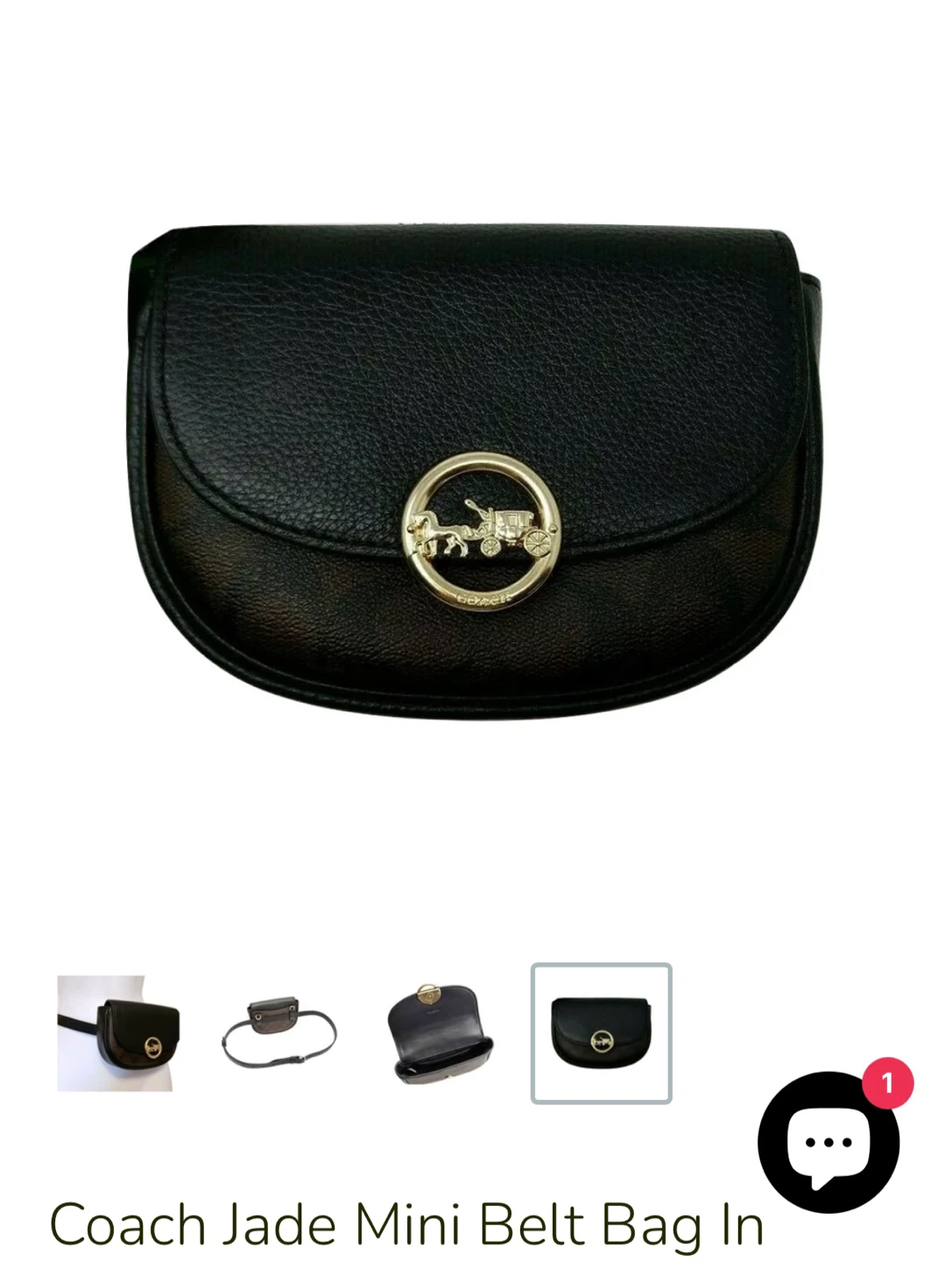 Coach Jade Mini Belt Bag In Signature Canvas - photo 4