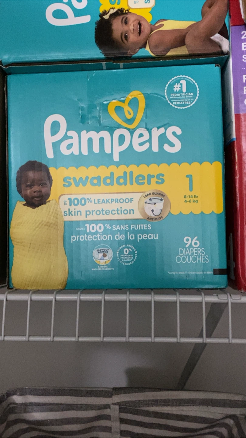 Pampers Swaddlers Diapers Size 1 (8-14 lb) - 96 Count - photo 2