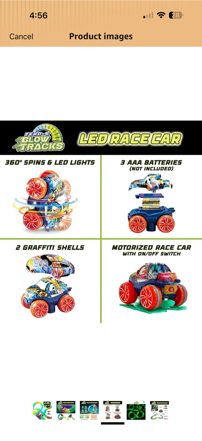 Glow Tracks LED Race Car and Track Set - photo 5