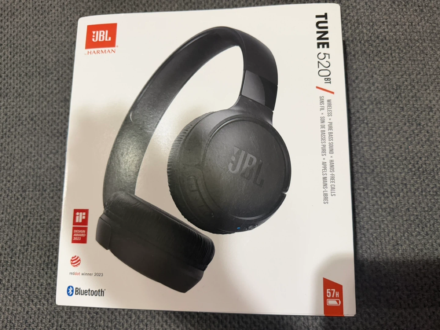 JBL TUNE 520BT Wireless Headphones
