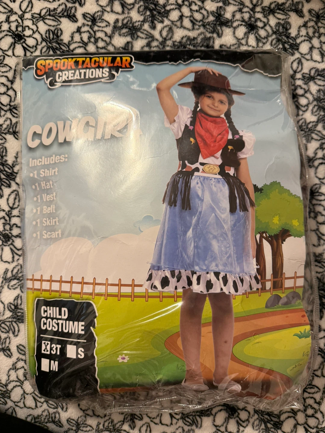 Spooktacular Creations Cowgirl Child Costume Size 3T