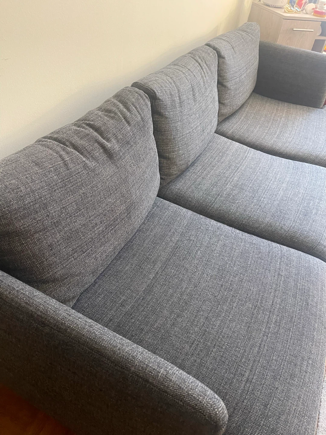 AllModern Miller 84" Upholstered Sofa - Gray - photo 3