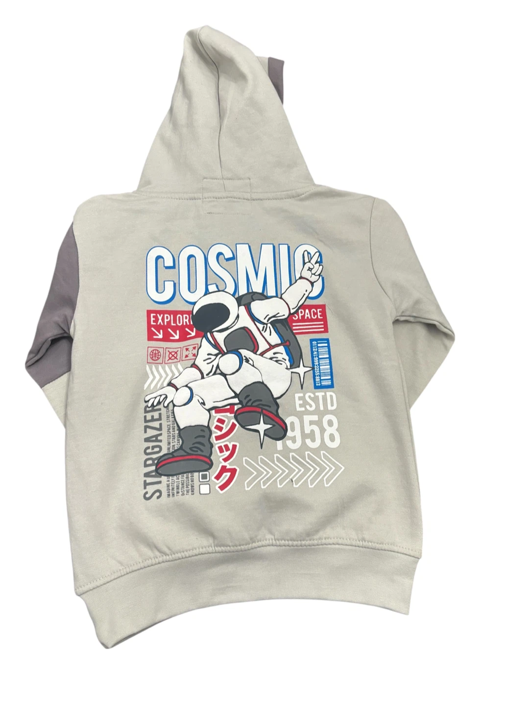 Boy Eight Brand NASA Cosmic Space Hoodie Size 6 - photo 2