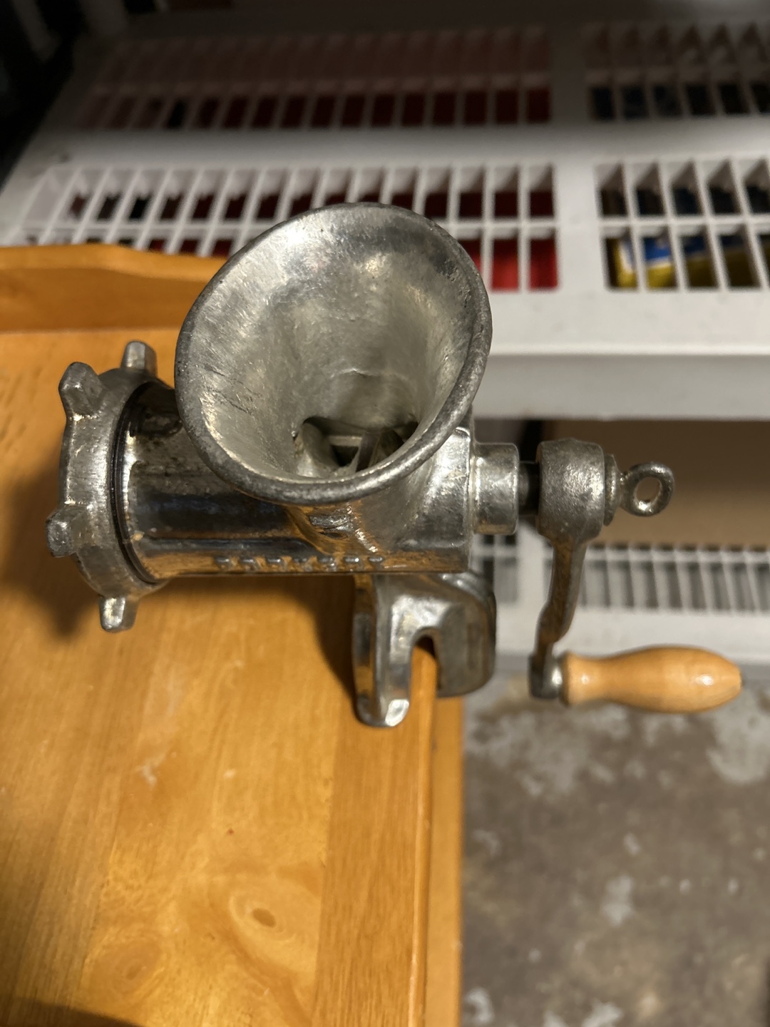 Vintage Hand Crank Meat Grinder - photo 3