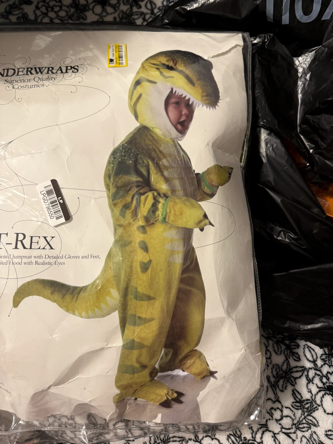 Underwraps T-Rex Halloween Costume Jumpsuit