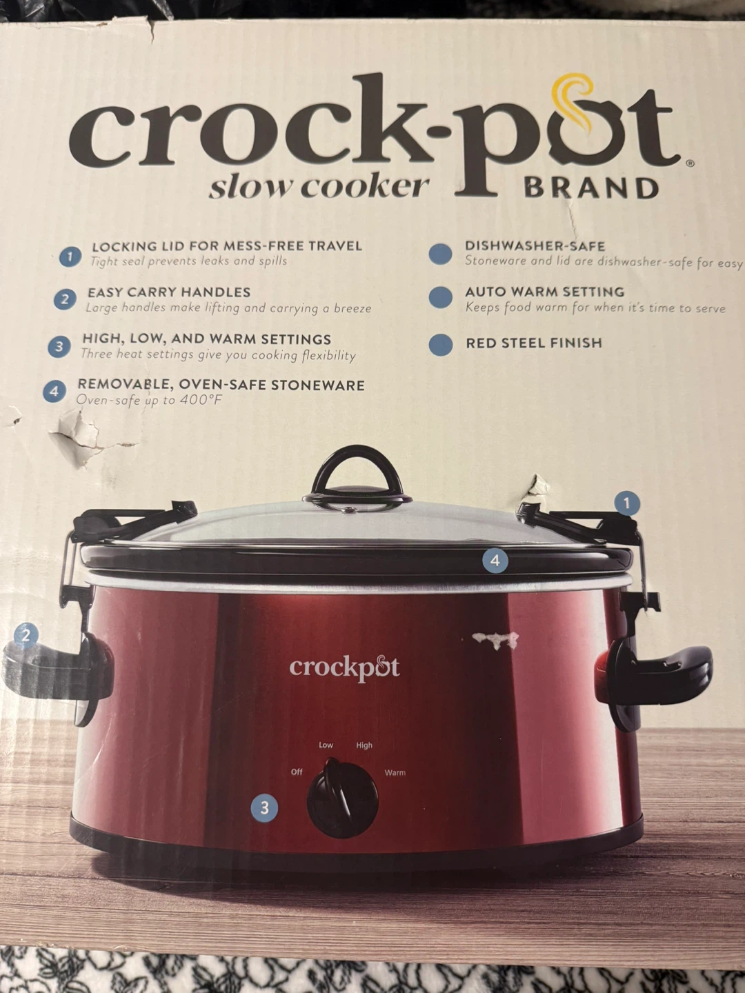 Crock-Pot Cook & Carry 6qt Oval Slow Cooker
