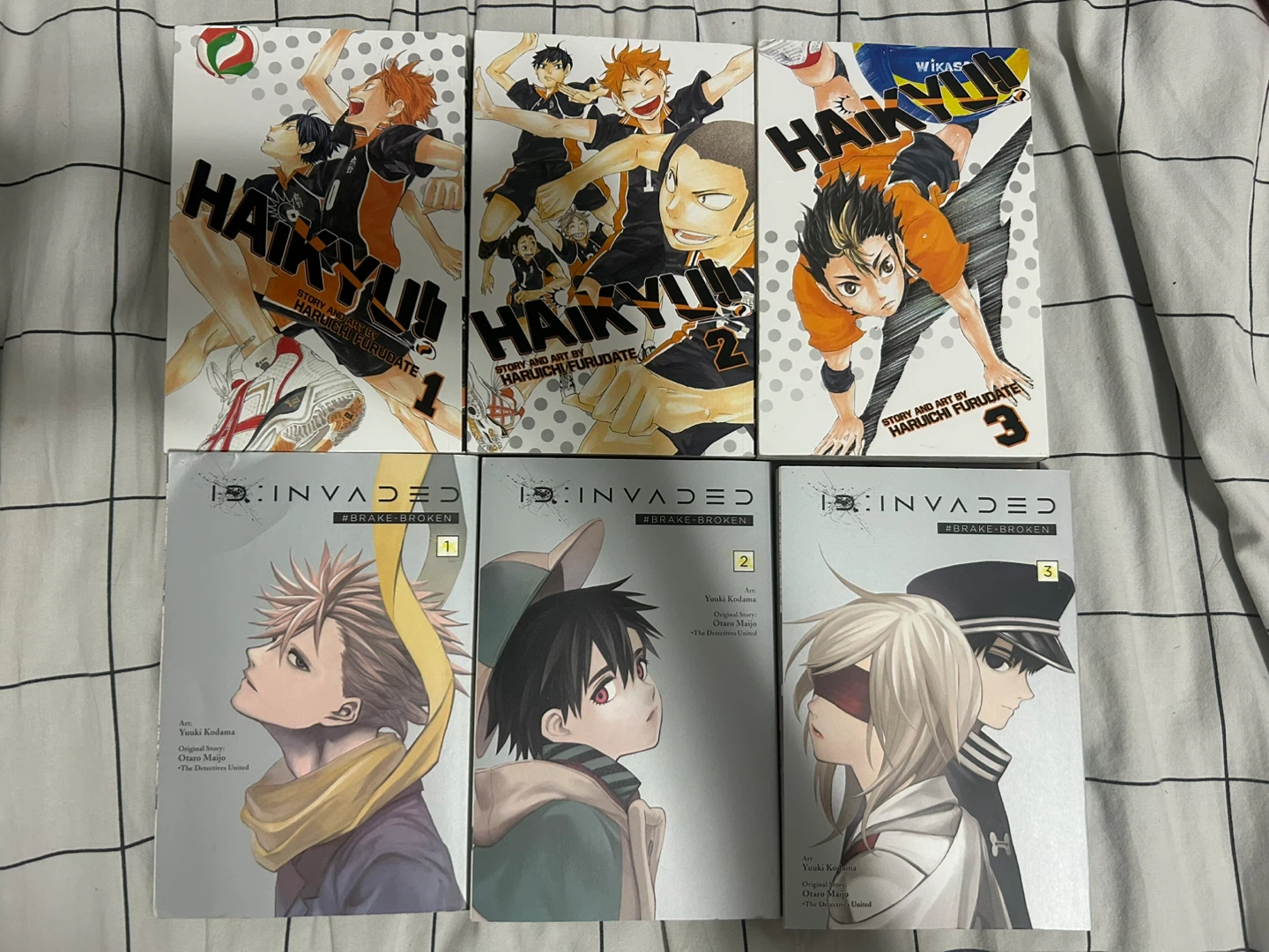Haikyuu! and ID:Invaded Manga