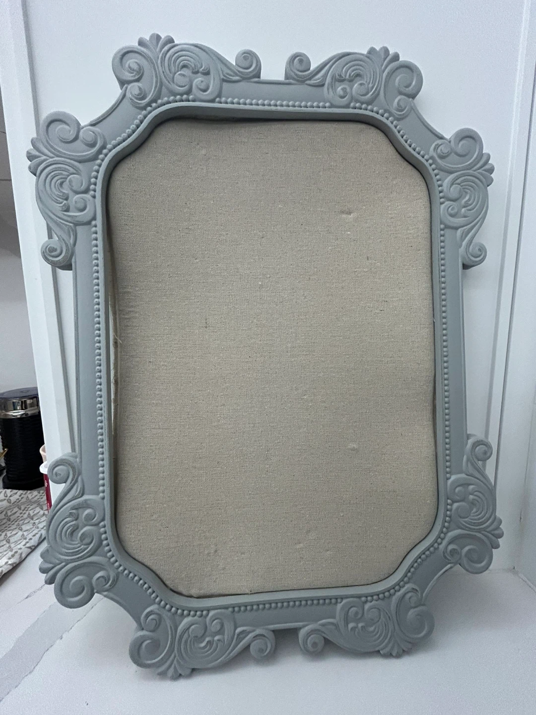 Grey Frame cork board