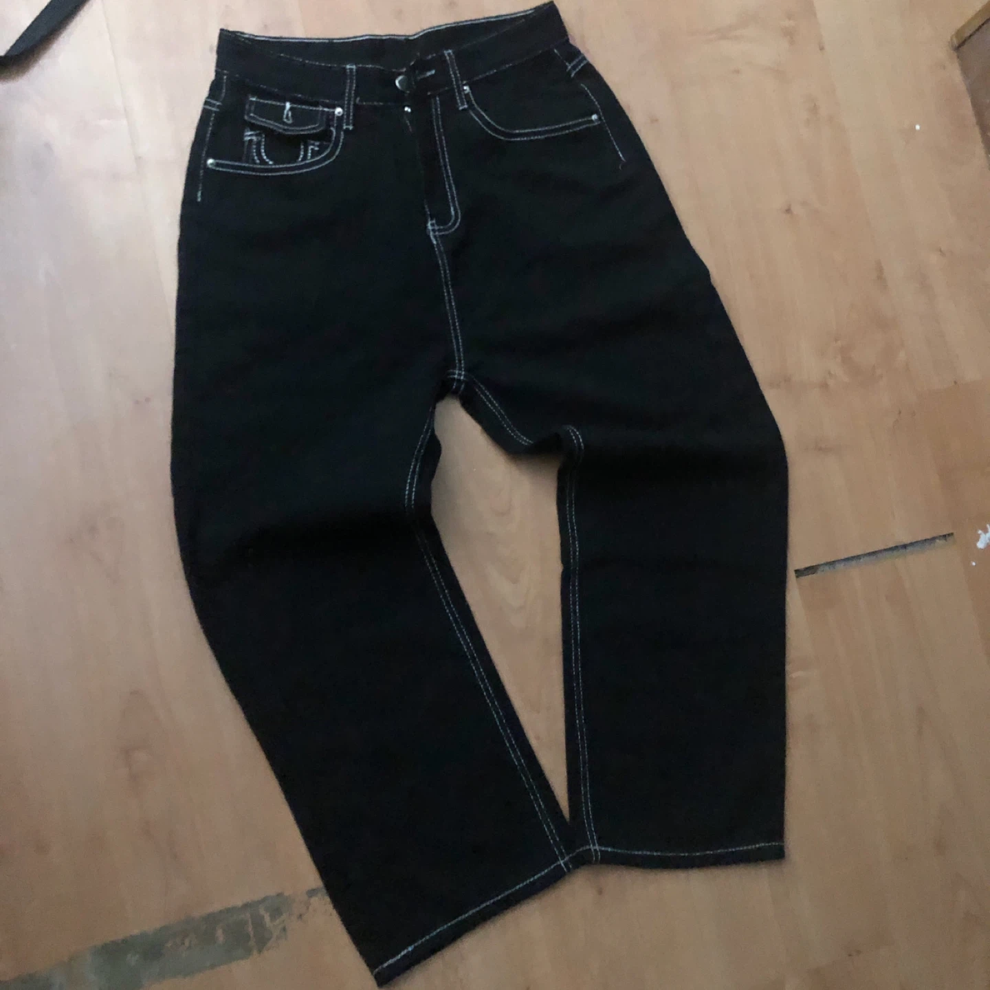 Baggy Black True Religion Jeans - photo 2